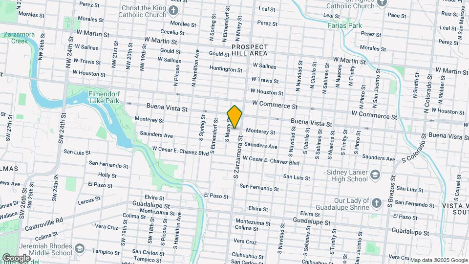 2614 Monterey Street Map and Location Details