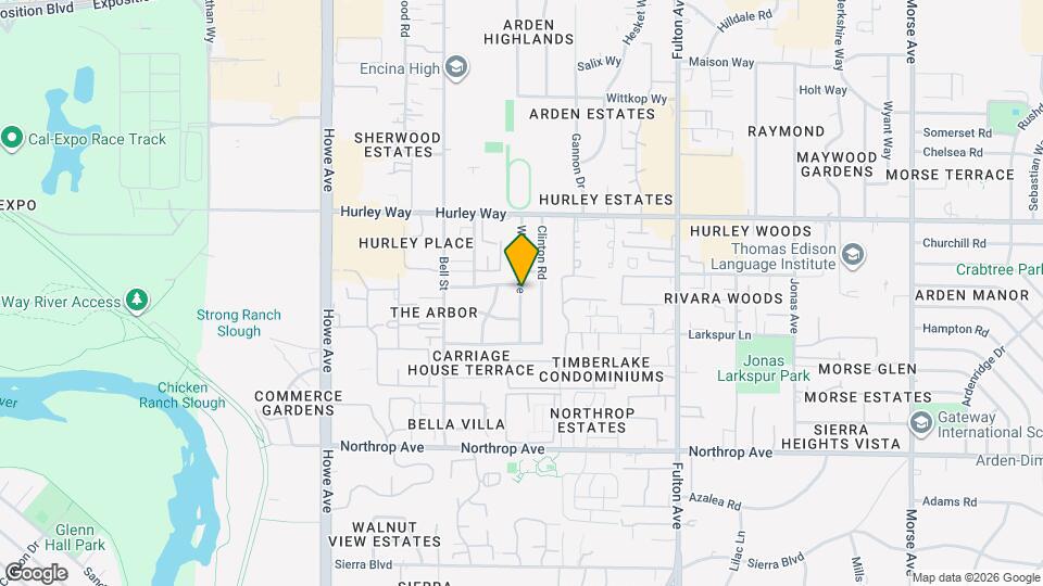 1122-1124 Wayland Ave Map and Location Details