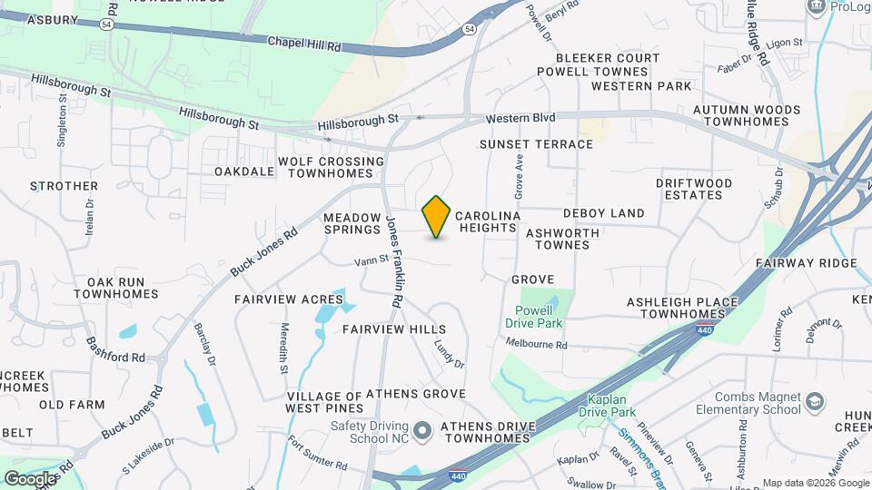 4705 Blue Bird Ct Mapa y Detalles de la Ubicación