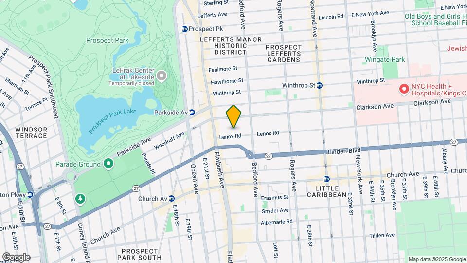 55 Lenox Rd Map and Location Details