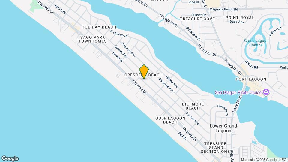 6024 Beach Dr Map and Location Details