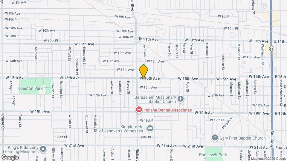 1465 W 15th Ave Map and Location Details