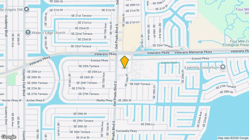 2526 SE 16th Pl Map and Location Details