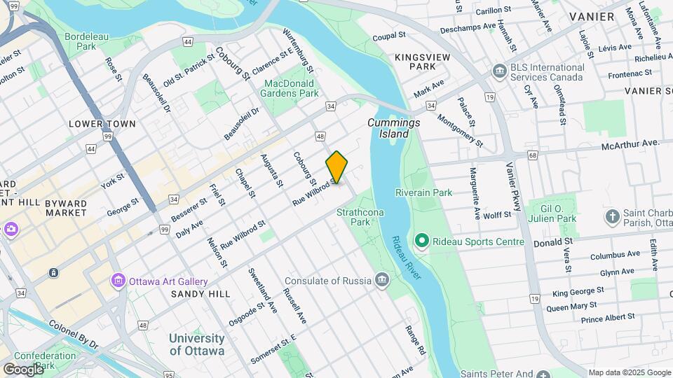 476 Rue Wilbrod St Map and Location Details