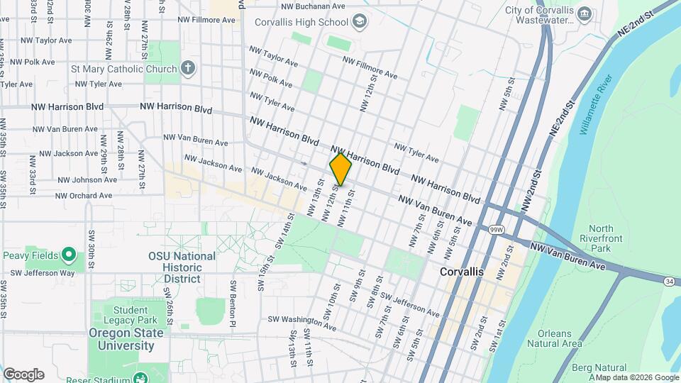 223 NW 12th St Map and Location Details