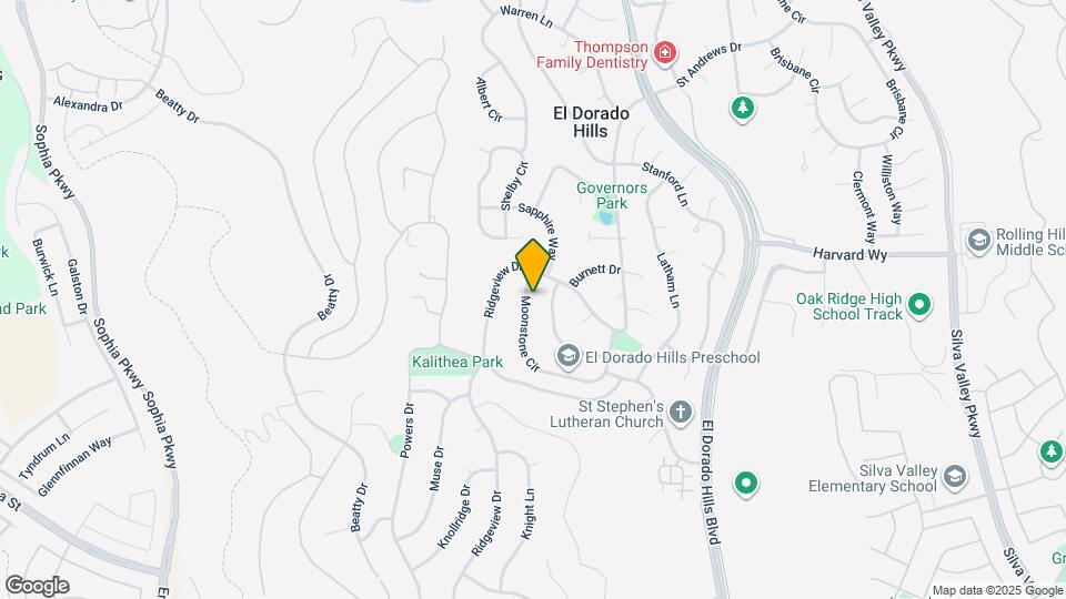 2025 Moonstone Cir Map and Location Details