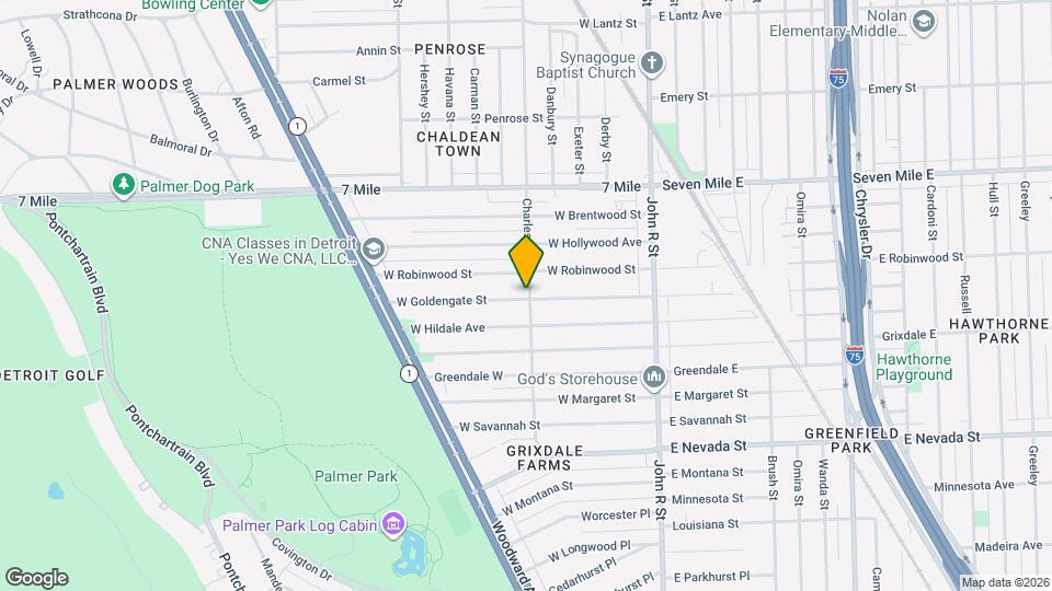 404 W Goldengate St Map and Location Details