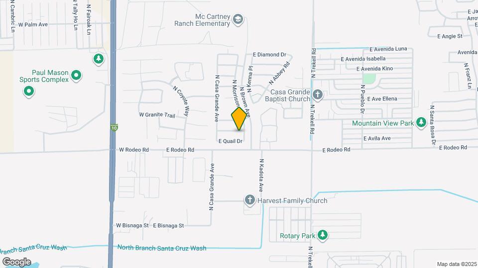 565 E White Wing Dr Map and Location Details