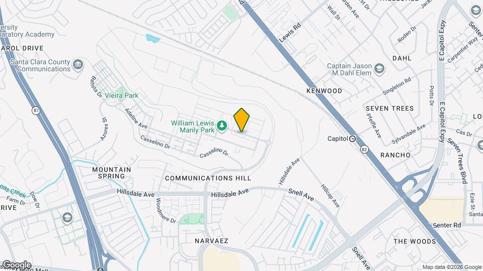 156 Llano de los Robles Ave Map and Location Details