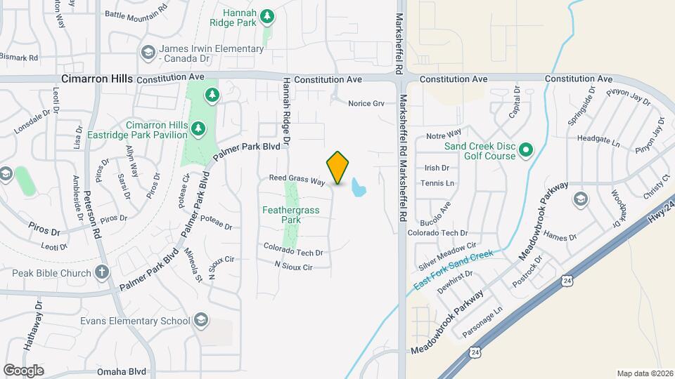 2095 Reed Grass Way Map and Location Details