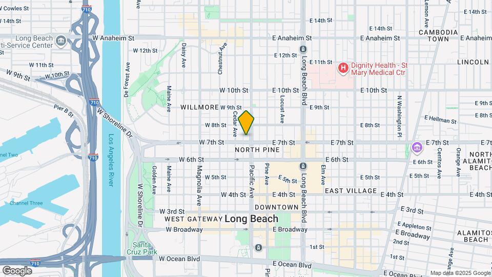 215 W. 7th Map and Location Details