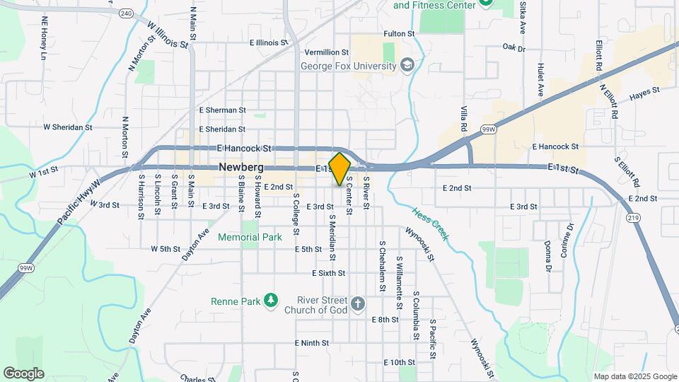204 S Meridian St Map and Location Details