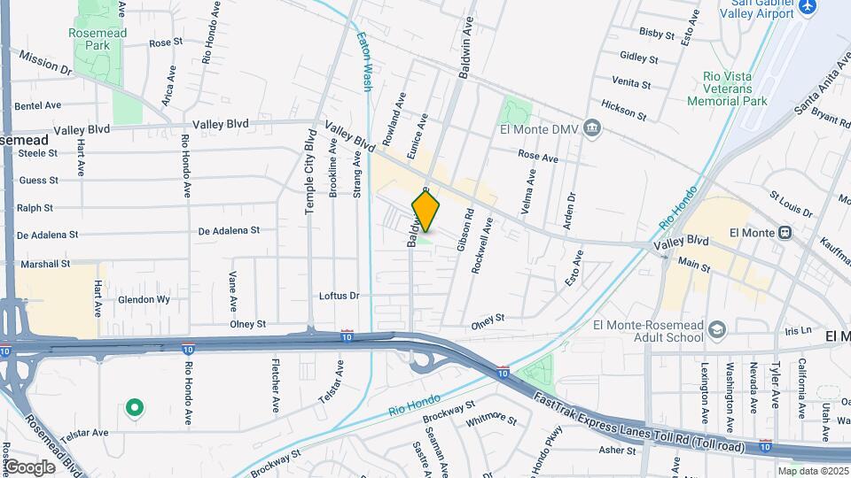3800-3804 Baldwin Ave Mapa y Detalles de la Ubicación