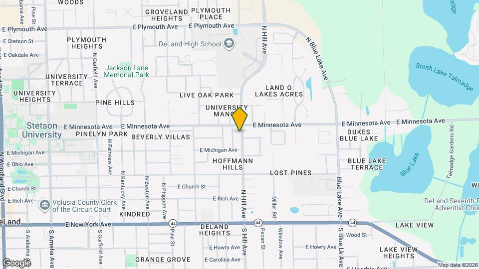 410 N Hill Ave Map and Location Details