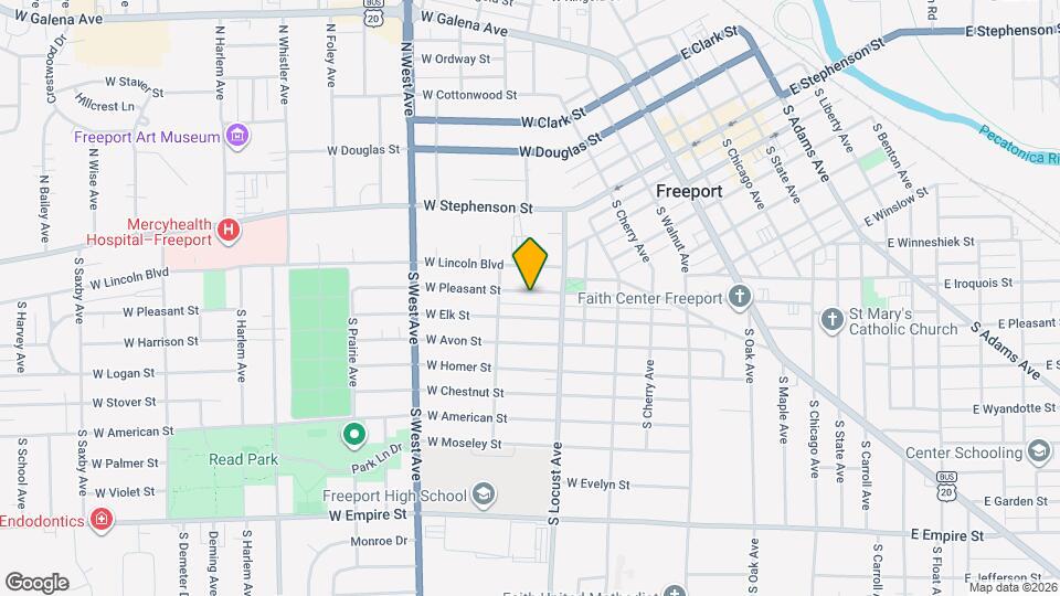 635 W Pleasant St Map and Location Details