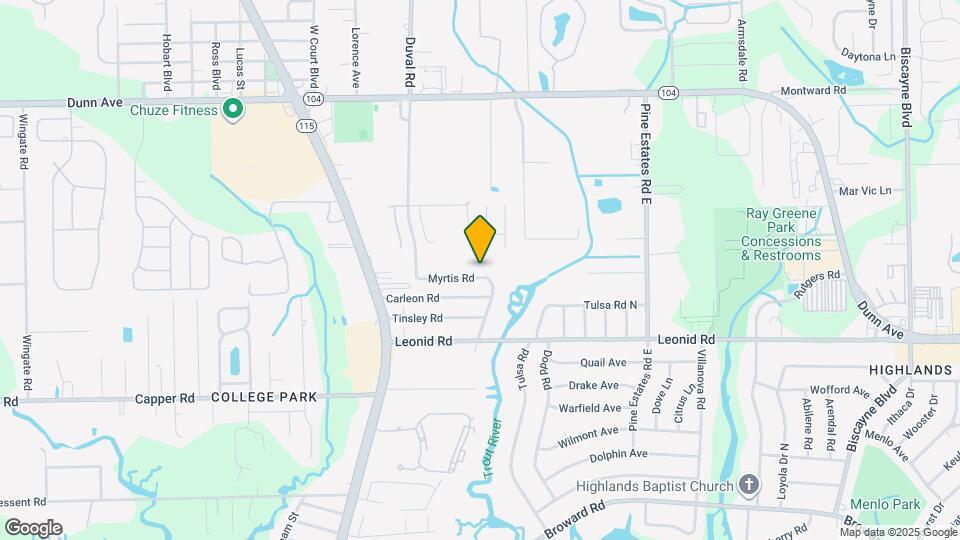 2811 Myrtis Rd Map and Location Details