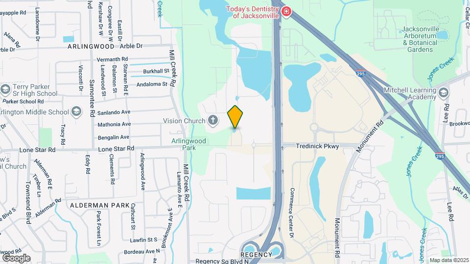 1544 Mathews Manor Dr Map and Location Details