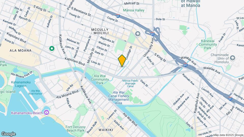 637-647 Coolidge St Mapa y Detalles de la Ubicación