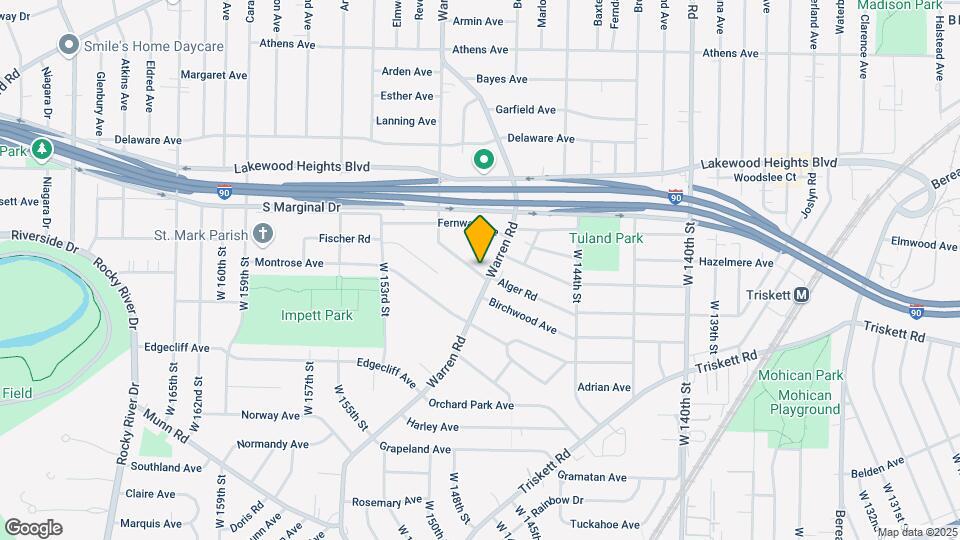 3146 Warren Rd Map and Location Details