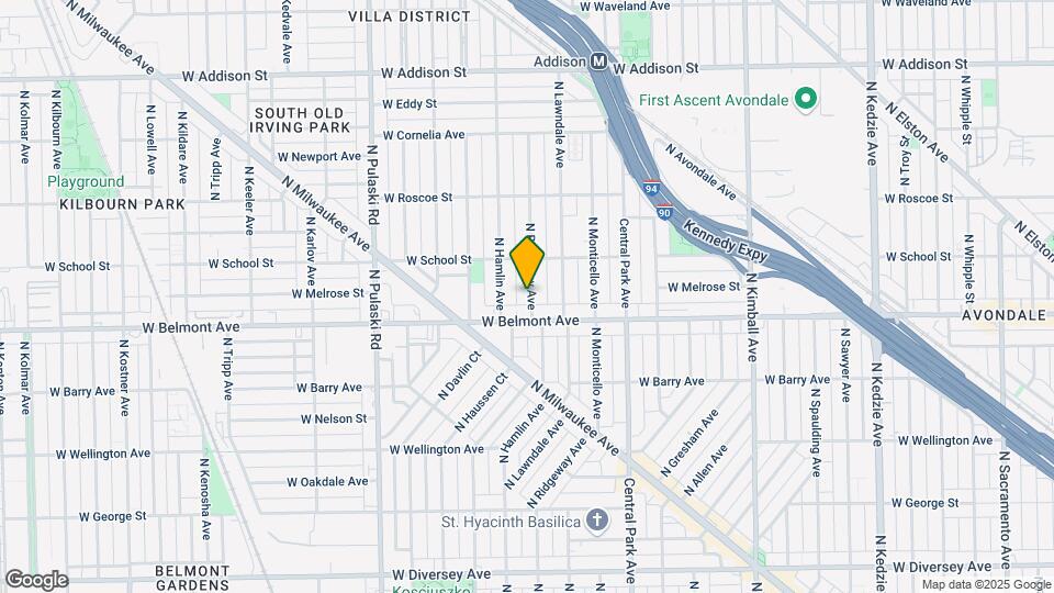 3224 N Ridgeway Ave Map and Location Details