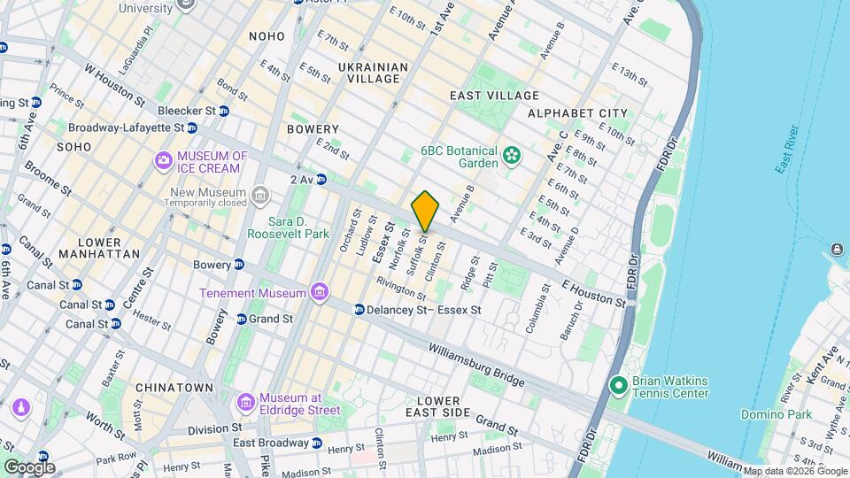 Suffolk Street, Unit 3H Mapa y Detalles de la Ubicación