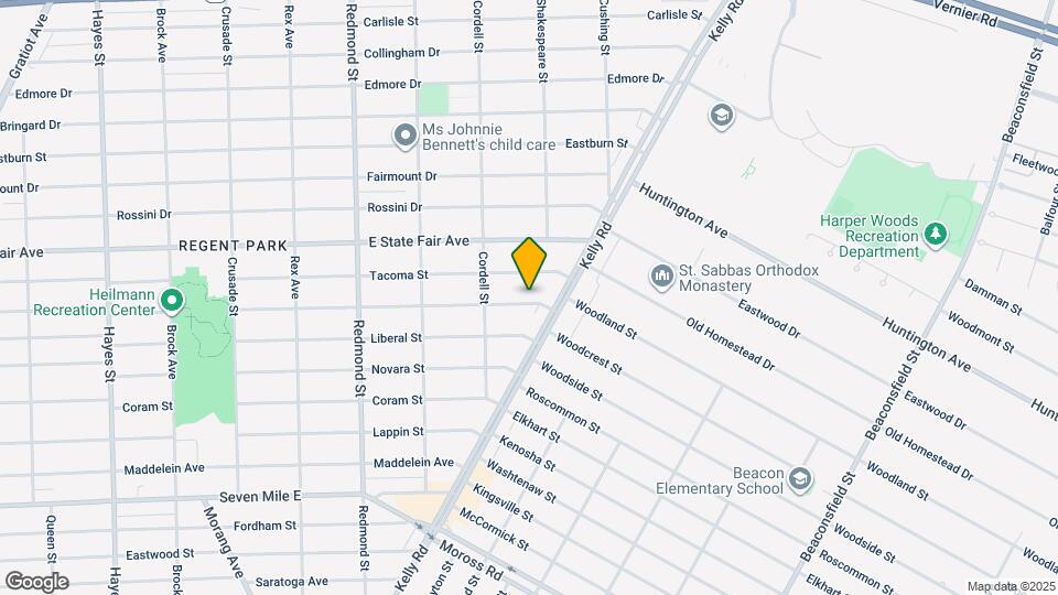 16483 Manning St Map and Location Details