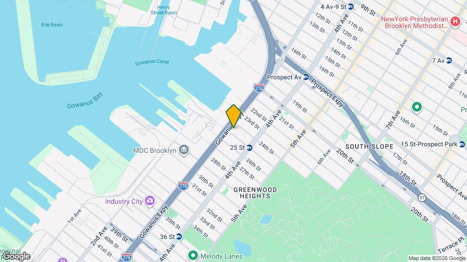 155 25th St Map and Location Details