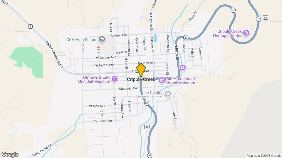 317 W Golden Ave, Unit Aparment C Map and Location Details