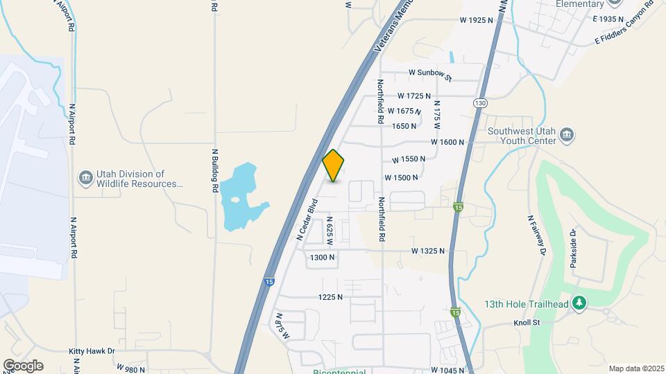 593 W 1475 N Map and Location Details