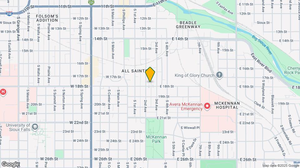 306 E 18th St, Unit Main Floor Mapa y Detalles de la Ubicación