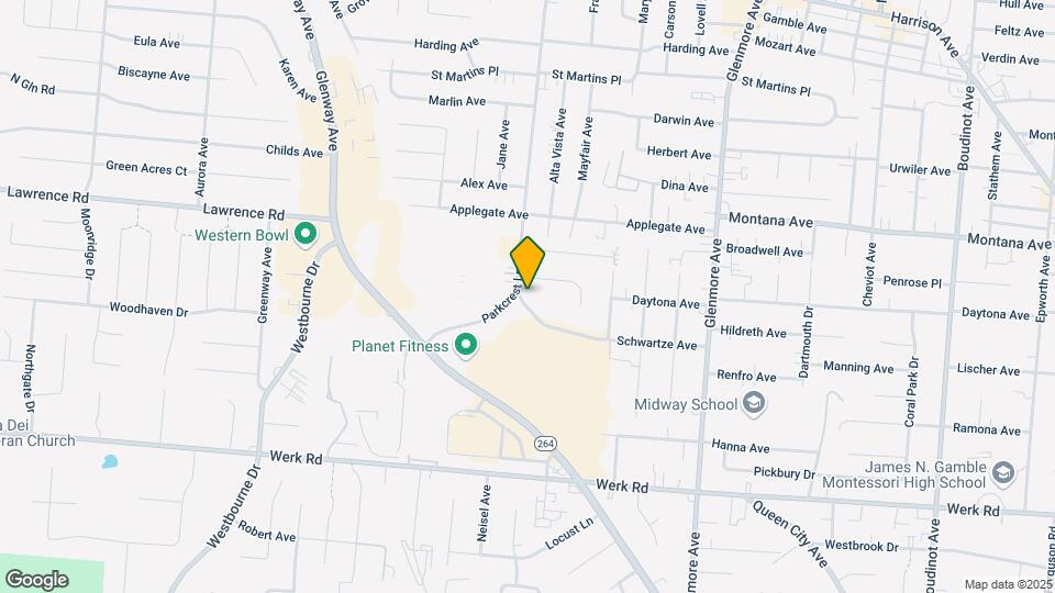 3618 Schwartze Ave Map and Location Details