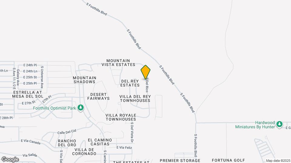 10236 S Del Rico Map and Location Details