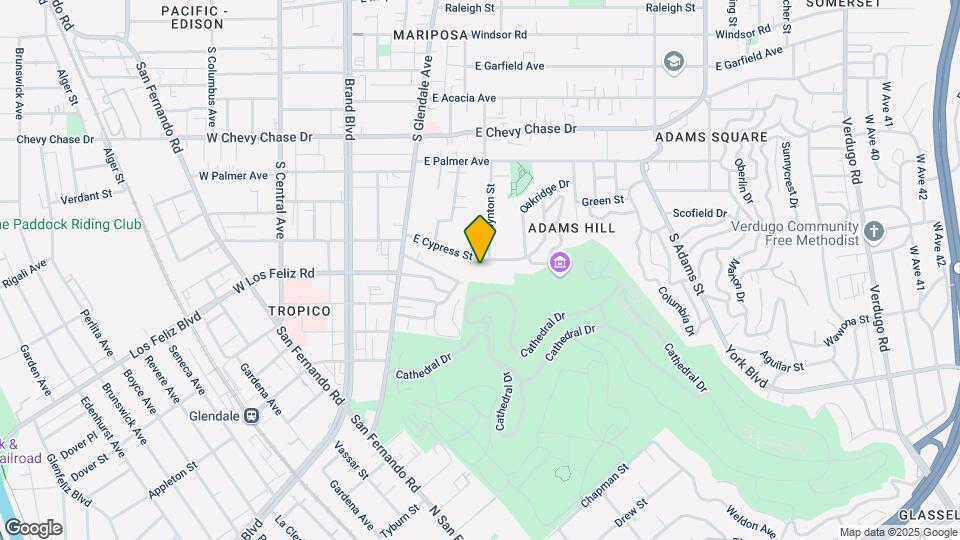 518 E Cypress St Map and Location Details