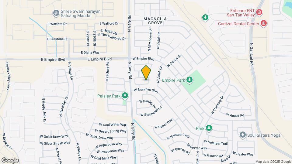 1238 W Corriente Dr Map and Location Details