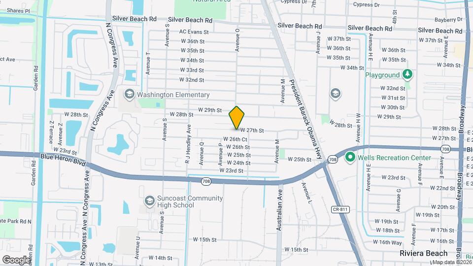 1223 W 27th St Mapa y Detalles de la Ubicación