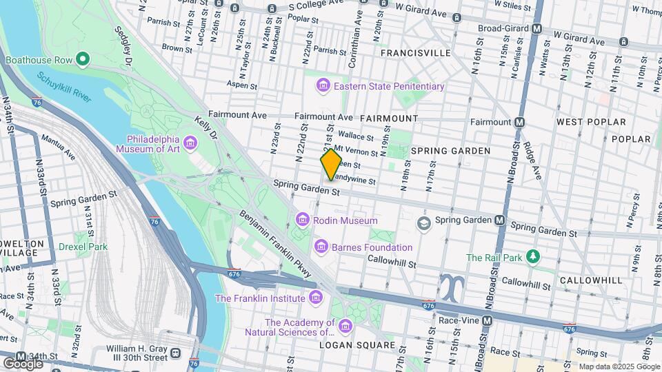 2029 Spring Garden St Map and Location Details