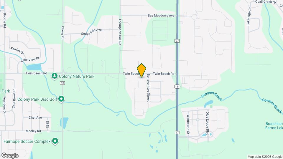 723 Amador Avenue Map and Location Details