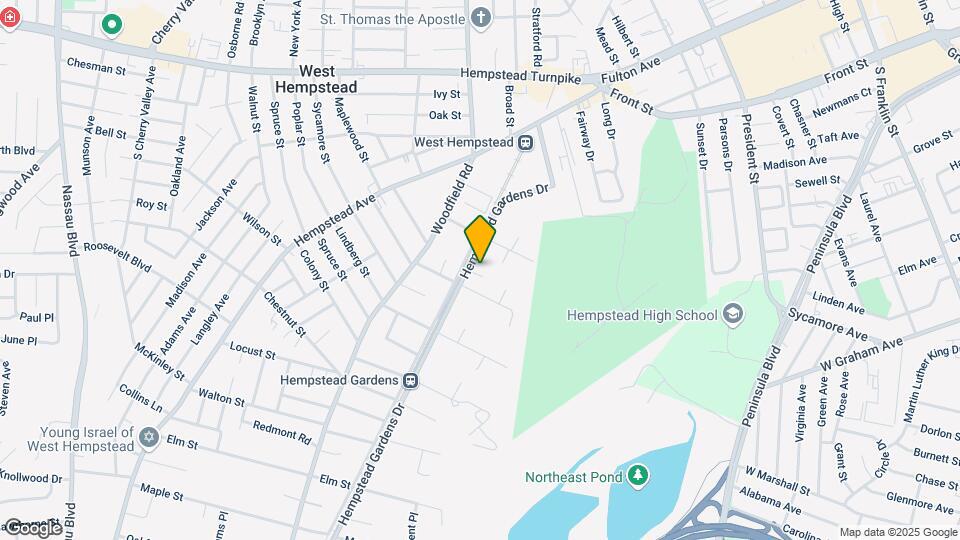 203 Hempstead Gardens Dr Map and Location Details