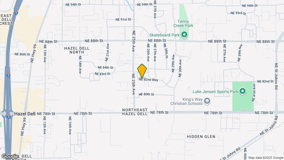 2511 NE 82nd Way Map and Location Details
