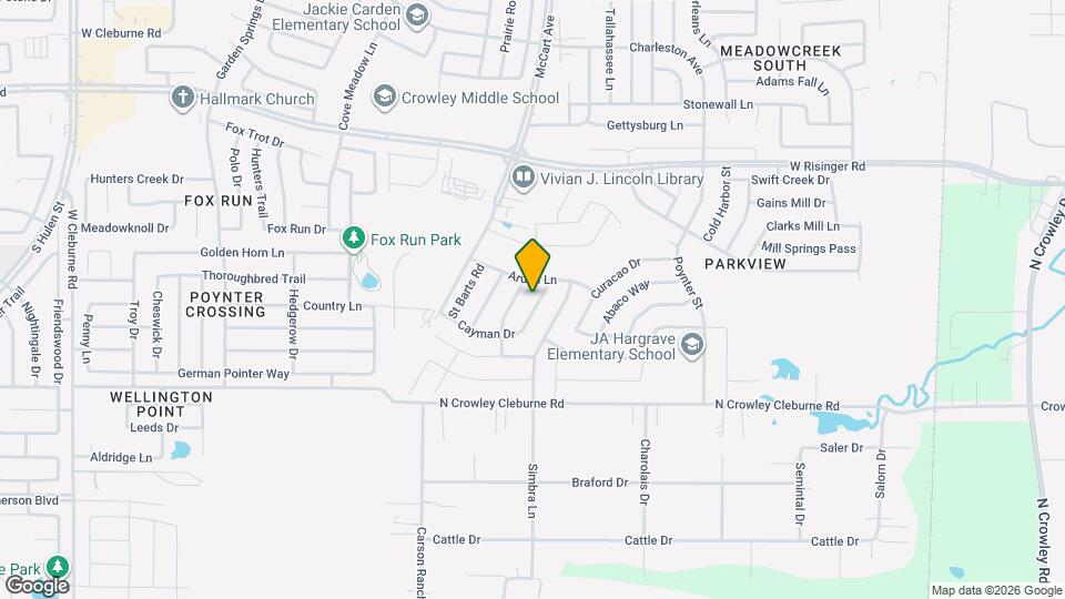 3424 Cayman Dr Map and Location Details