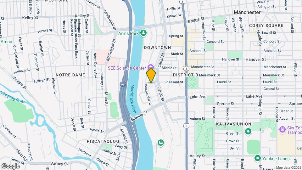 Amoskeag Apartments Map and Location Details