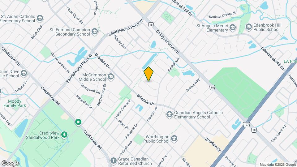 18 Fallstar Crescent Map and Location Details