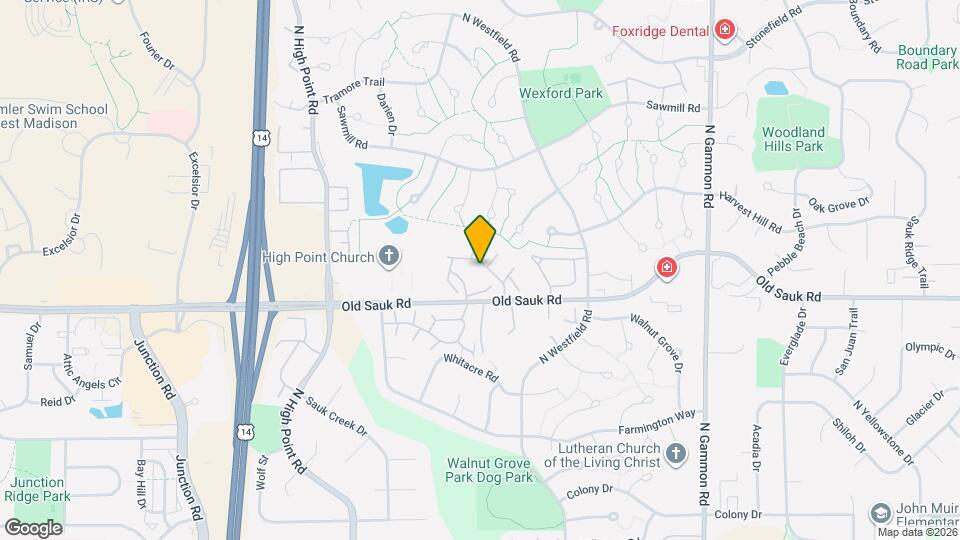 7438 Old Sauk Rd Map and Location Details