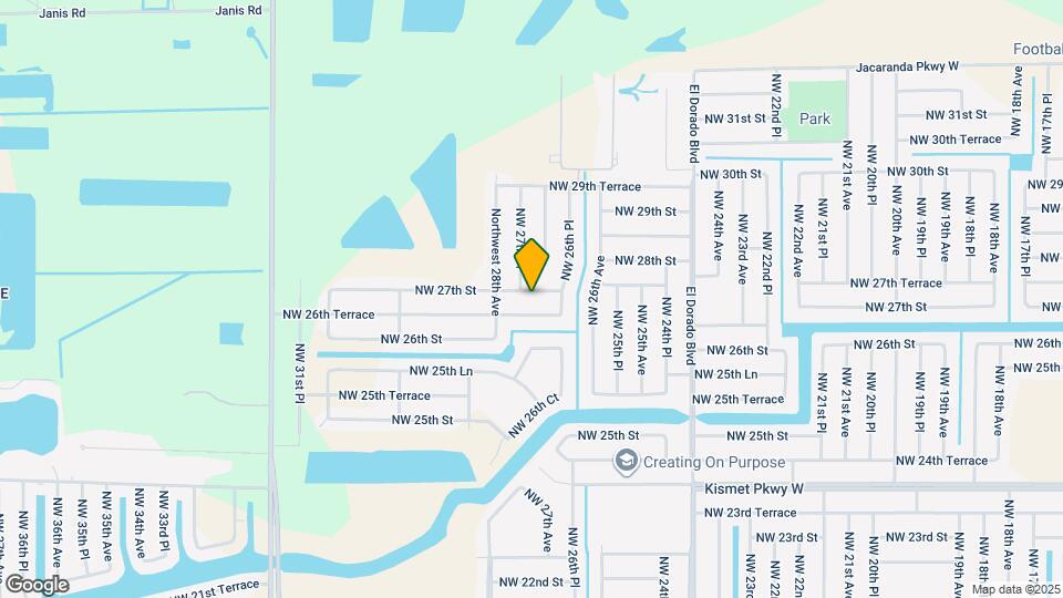 2614 NW 27th St Map and Location Details