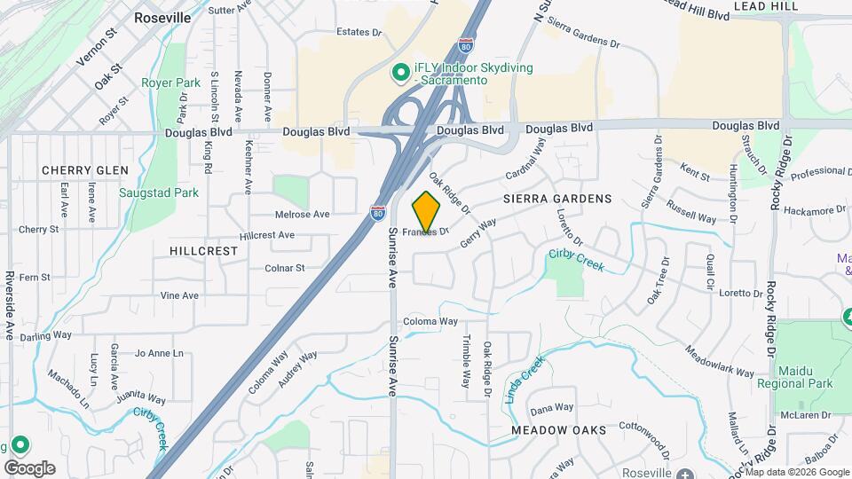 1302 Frances Dr Mapa y Detalles de la Ubicación