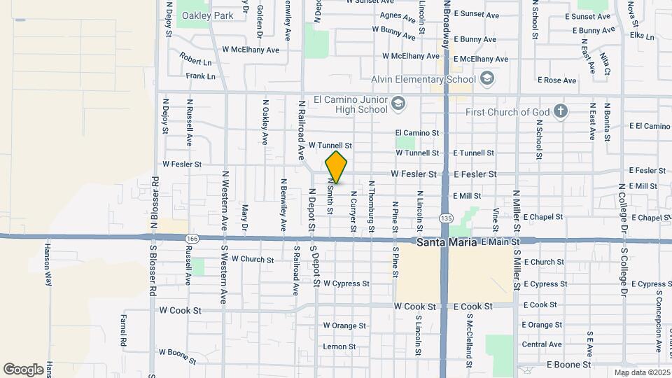 525 W Mill St Map and Location Details