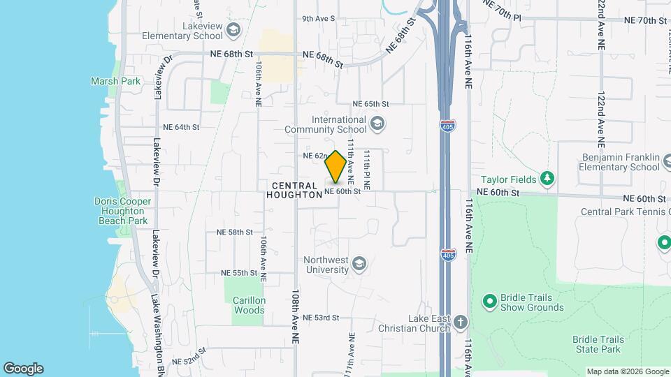 10932 NE 60th St Map and Location Details