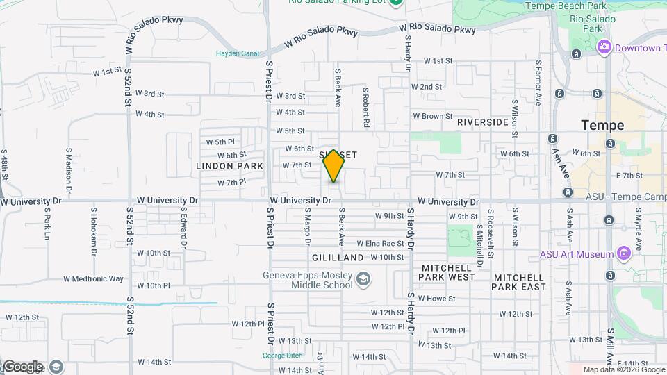 776 S Beck Ave, Unit A-527 Mapa y Detalles de la Ubicación