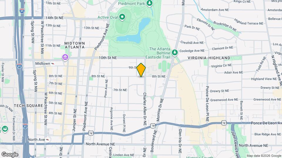 417 8th St NE Map and Location Details