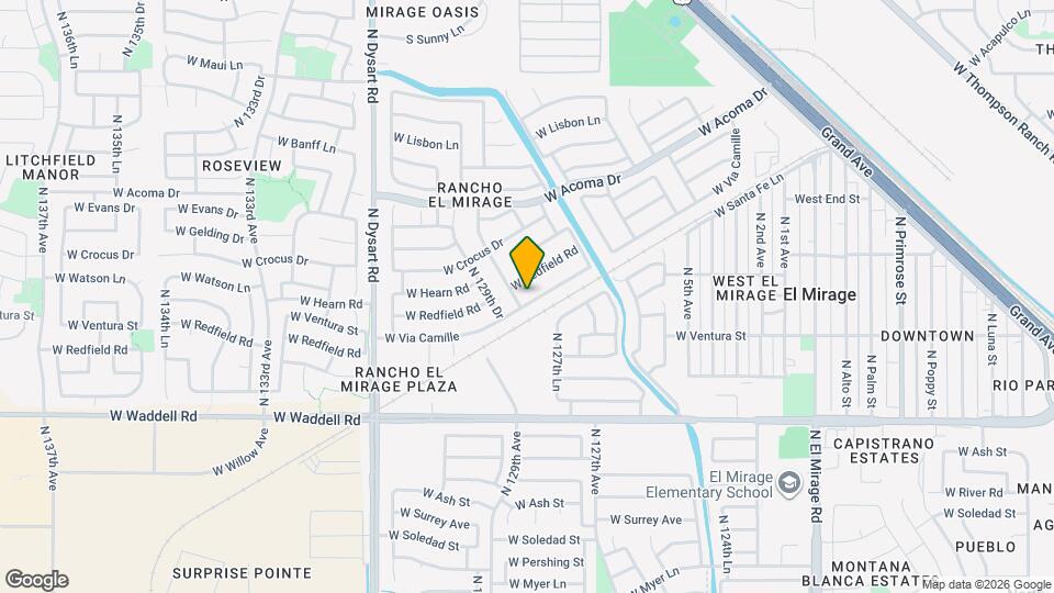 12830 W Via Camille Map and Location Details